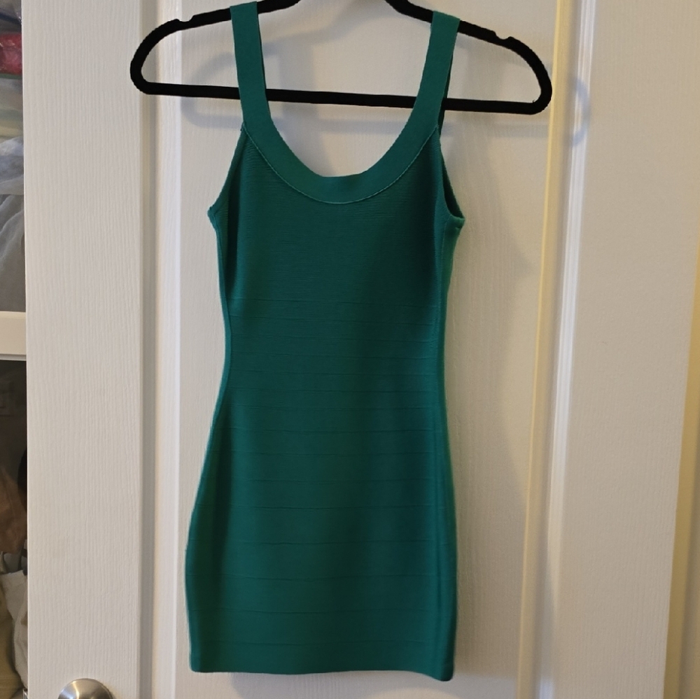 Marciano Teal Mini Dress
